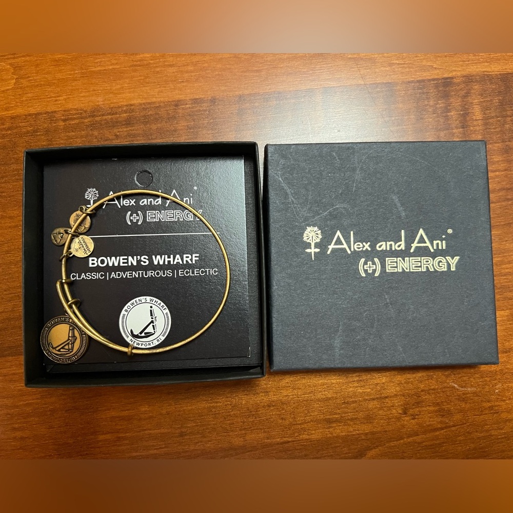 Alex and Ani “Bowen’s Wharf” Anchor Bracelet - Gently Used with Box - $18